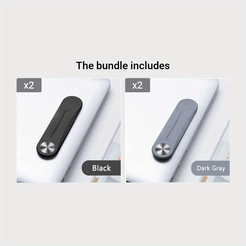 Free 3pcs Magnetic Ring Laptop Screen Support Holder Dual Monitor Display Clip Plastic Sticky Magnetic Notebook Computer Expansion Bracket