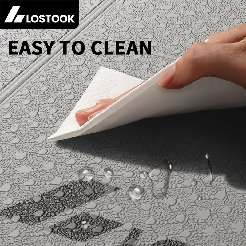 🧘‍♀️ Tapete de Yoga Plegable Lostook de TPE Antideslizante, Impermeable y Ultraligero | Ideal para Yoga, Pilates y Fitness