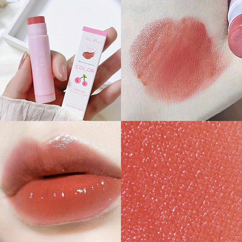 1/3 Pcs Tinted Moisturizing Lip Balm Lipstick Hydrating Fade Lip Lines Anti-dry Anti-crack Lipstick Lip Cream Valentine's Day Gifts Contain Plant Squalane