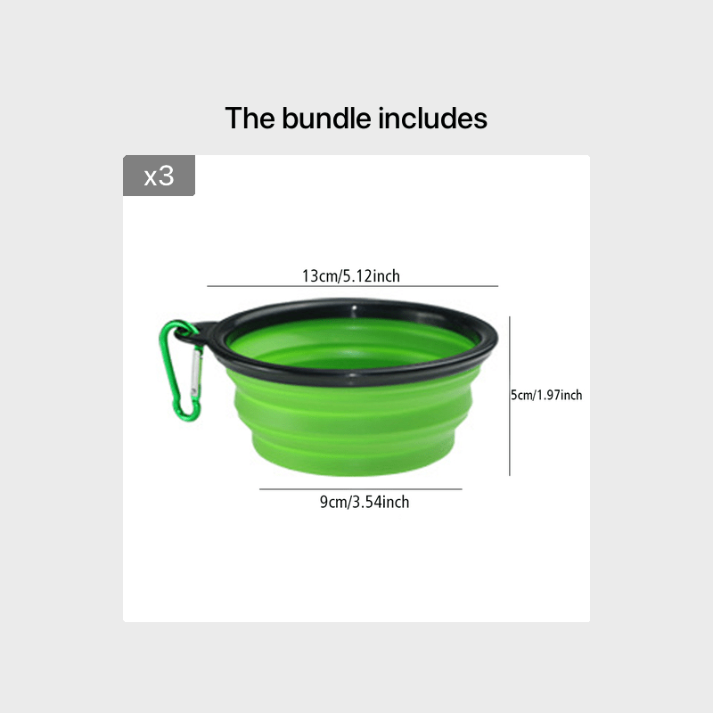 Bebedero Portátil Plegable para Perros | Comedero de Agua Ligero y Fácil de Llevar para Paseos y Viajes