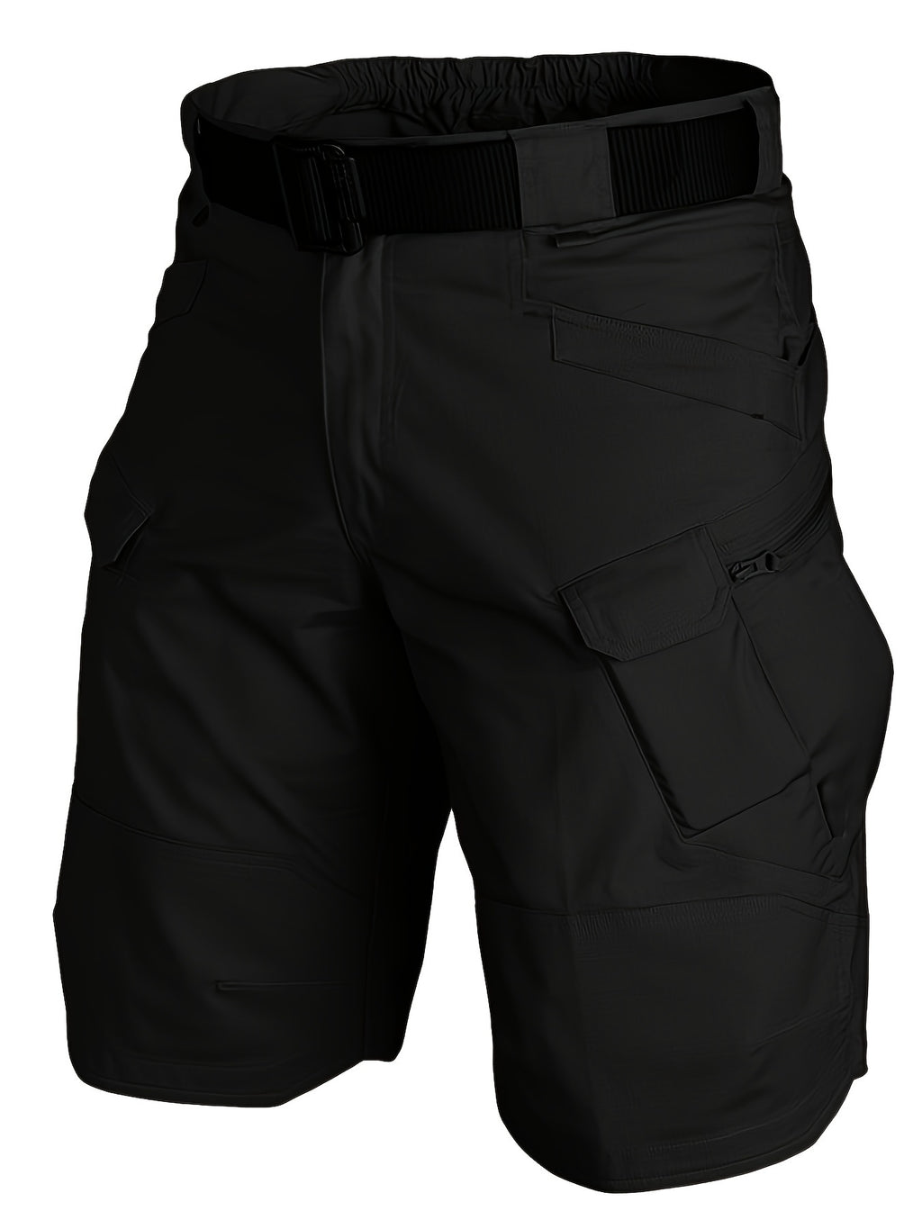 Men's Multi-Pocket Tactical Shorts Multi-Purpose Cargo Shorts Outdoor Waterproof Hiking Track Shorts ( Larger Size Recommended)
