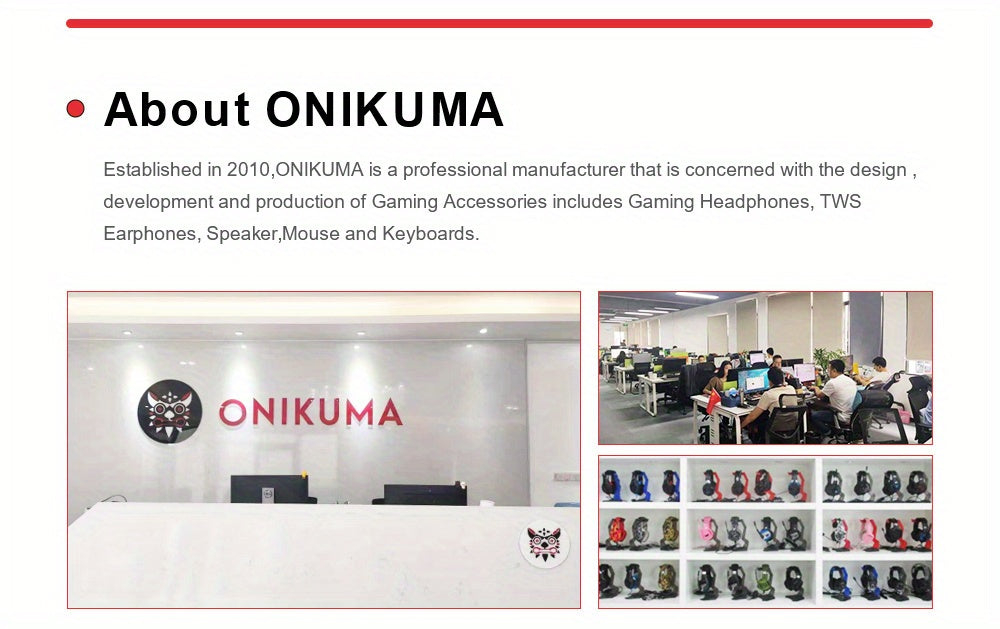 🎧 ONIKUMA Audífonos Gamer con Micrófono Antirruido Sonido Estéreo Inmersivo | Plug & Play para PC, Laptop y Streaming