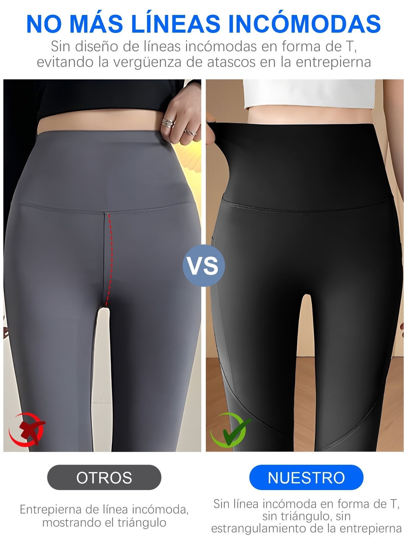 Leggings Deportivos Térmicos Cintura Alta para Mujer - Pack 3 Piezas con Bolsillo Lateral para Yoga y Gym