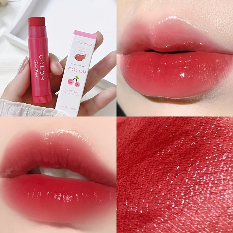 1/3 Pcs Tinted Moisturizing Lip Balm Lipstick Hydrating Fade Lip Lines Anti-dry Anti-crack Lipstick Lip Cream Valentine's Day Gifts Contain Plant Squalane