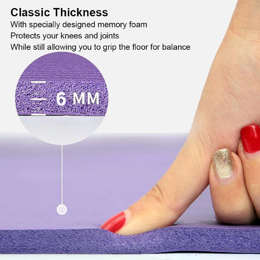 🧘‍♀️ Tapete de Yoga Antideslizante Extra Denso