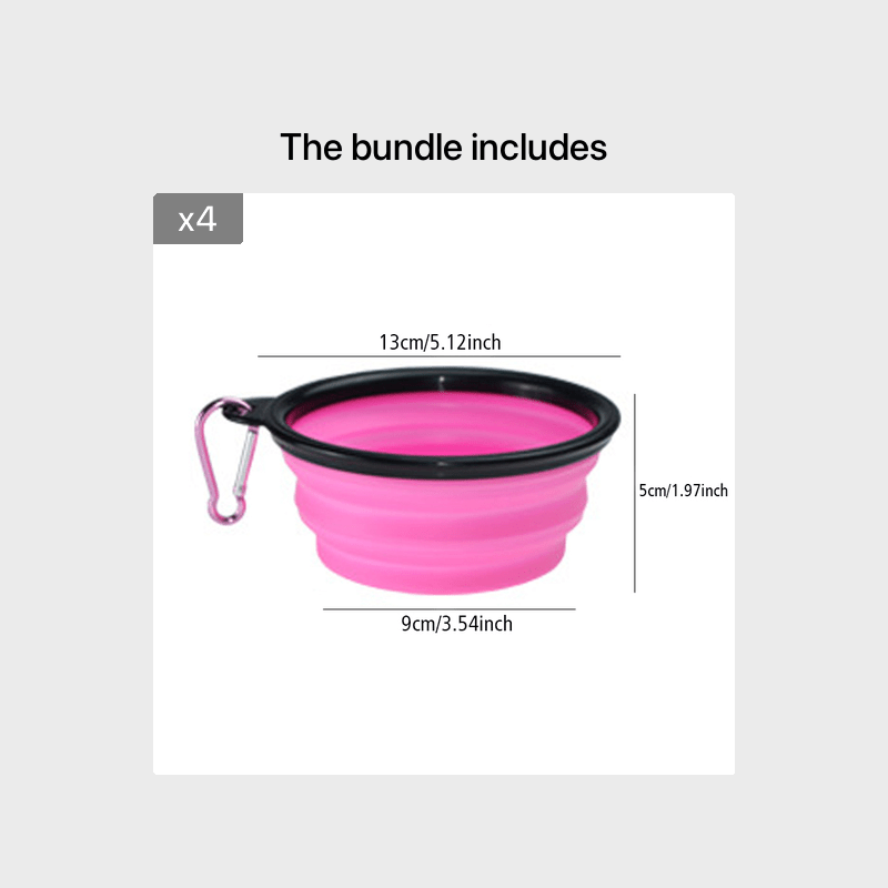 Bebedero Portátil Plegable para Perros | Comedero de Agua Ligero y Fácil de Llevar para Paseos y Viajes