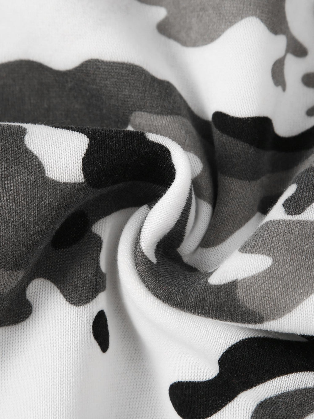 Men's Camouflage Loose Pullover Hooded Fleece Sweatshirt for Autumn And Winter, Hooded, Fleece