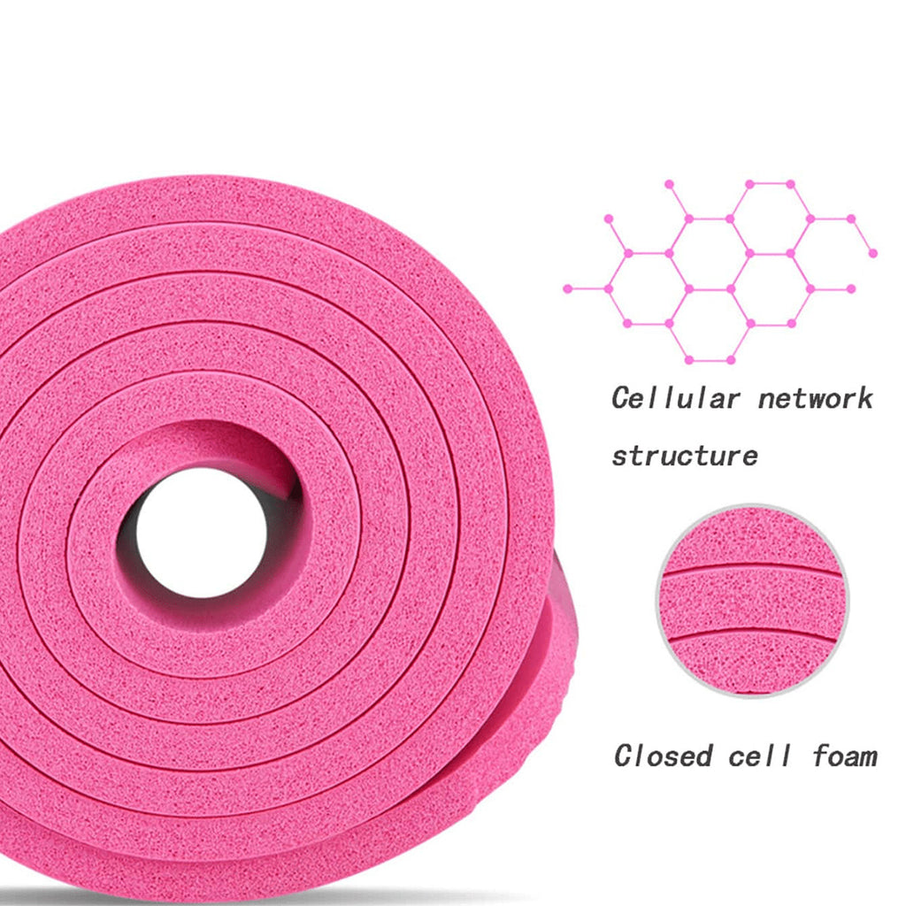 🧘‍♀️ Tapete de Yoga Antideslizante Eco-Friendly Extra Grueso, Ultra Acolchado y de Alto Agarre | Yoga, Pilates y Entrenamiento