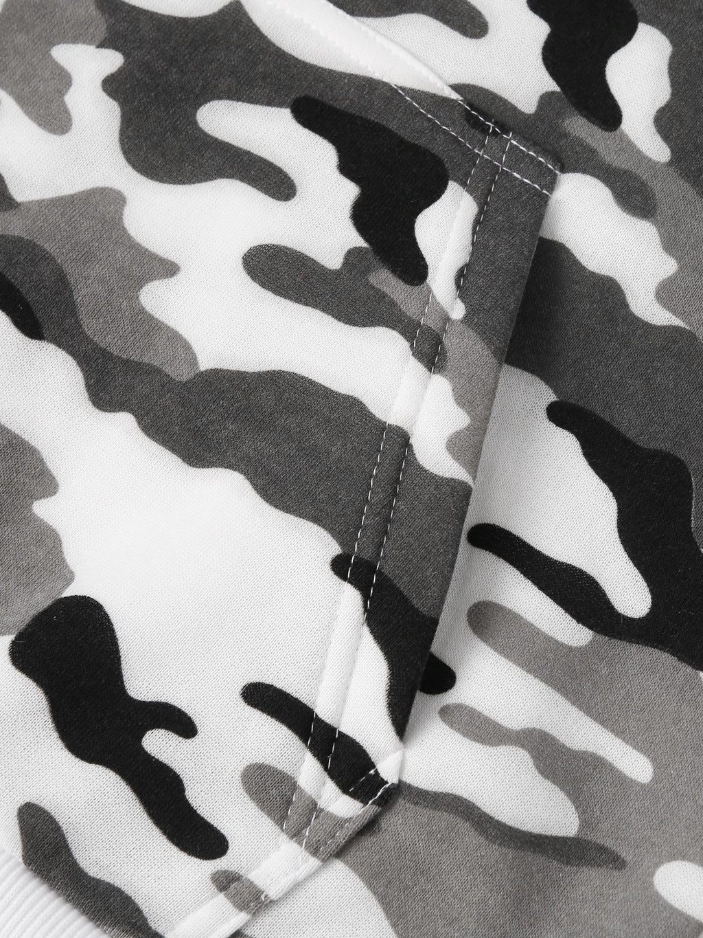 Men's Camouflage Loose Pullover Hooded Fleece Sweatshirt for Autumn And Winter, Hooded, Fleece