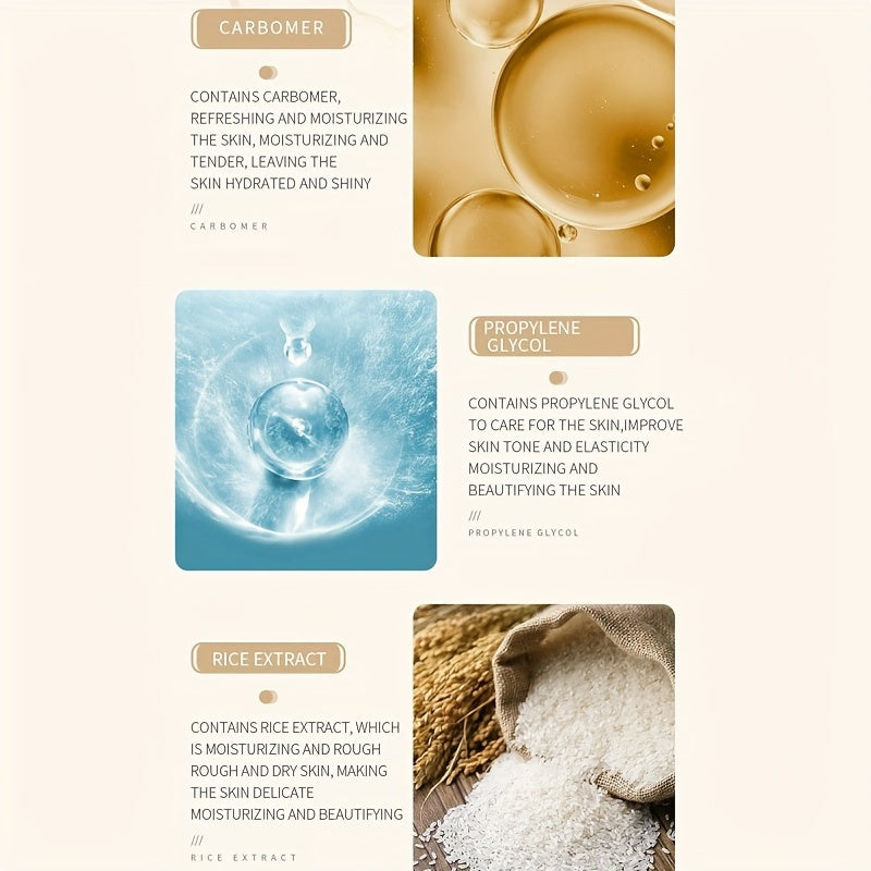Crema Facial de Arroz Hidratante 50g - Nutrición Profunda y Brillo Natural