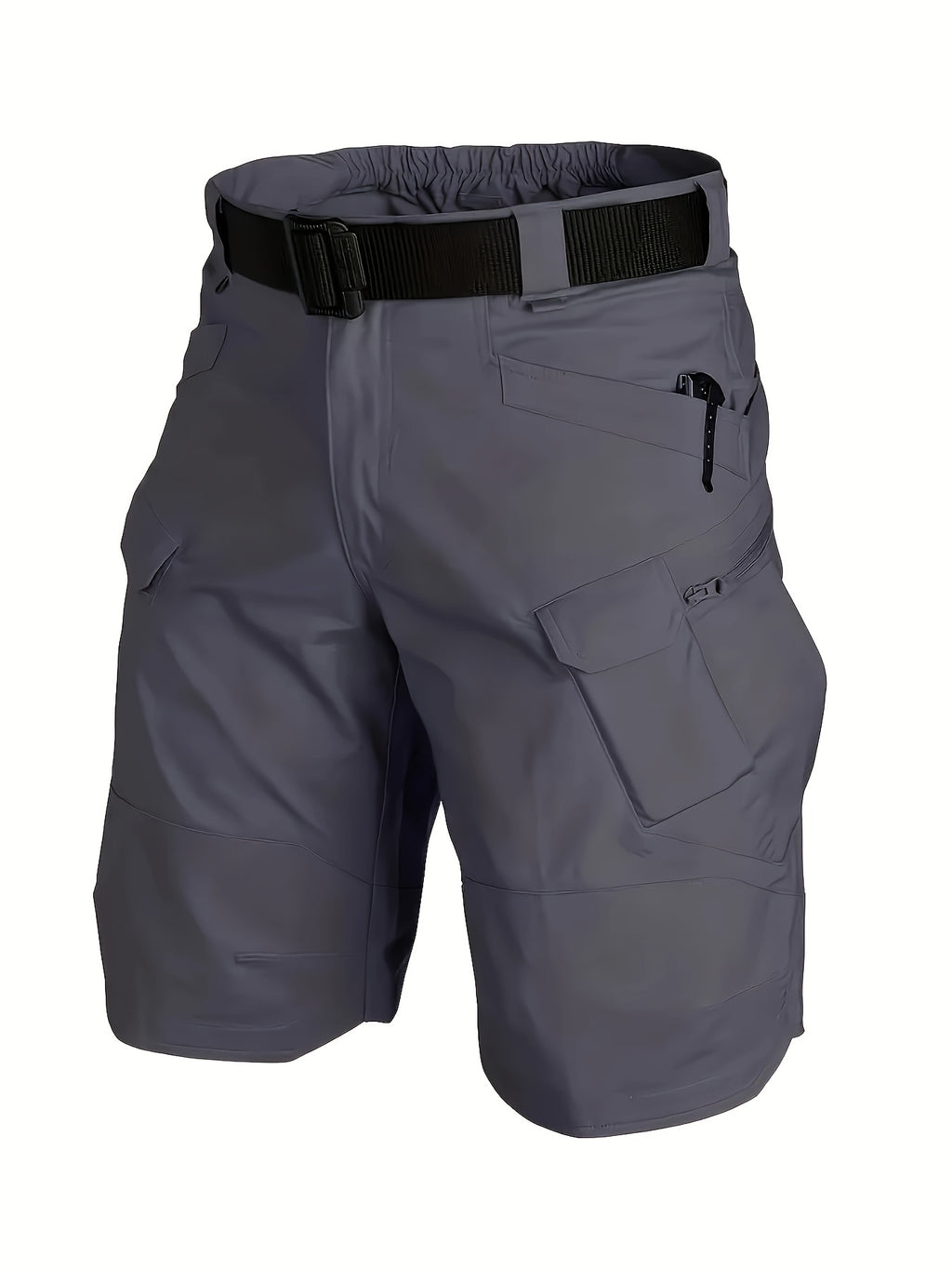 Men's Multi-Pocket Tactical Shorts Multi-Purpose Cargo Shorts Outdoor Waterproof Hiking Track Shorts ( Larger Size Recommended)