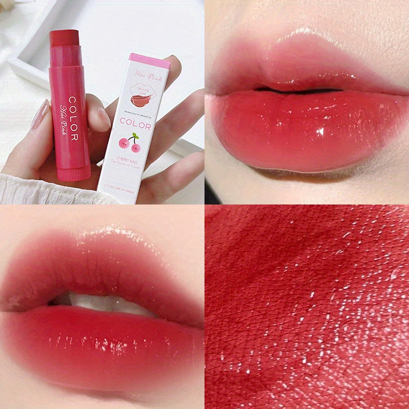 1/3 Pcs Tinted Moisturizing Lip Balm Lipstick Hydrating Fade Lip Lines Anti-dry Anti-crack Lipstick Lip Cream Valentine's Day Gifts Contain Plant Squalane