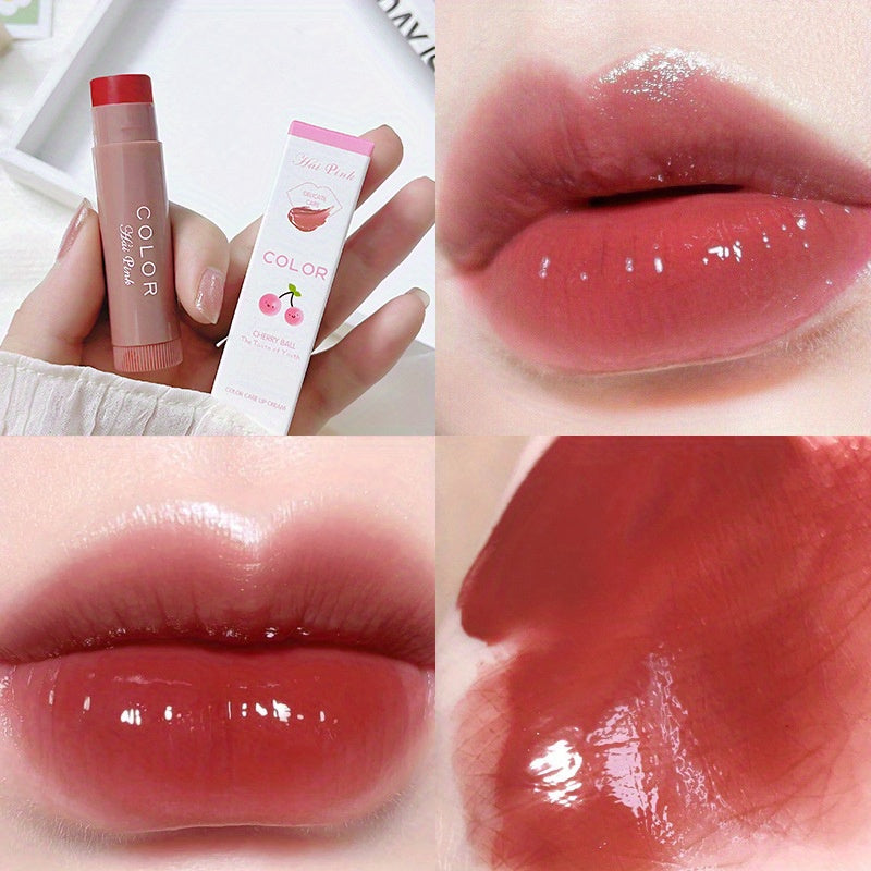 1/3 Pcs Tinted Moisturizing Lip Balm Lipstick Hydrating Fade Lip Lines Anti-dry Anti-crack Lipstick Lip Cream Valentine's Day Gifts Contain Plant Squalane