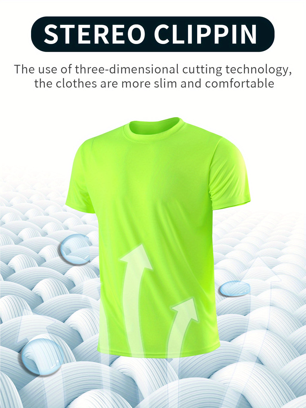 Quick-drying Men's Sports Shirt - Lightweight And Breathable T-shirt For Outdoor Activities, Gym, And Running