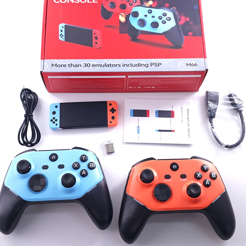 Consola M66 Game Stick PS1 64GB - 20,000 Juegos 4K Control Inalámbrico