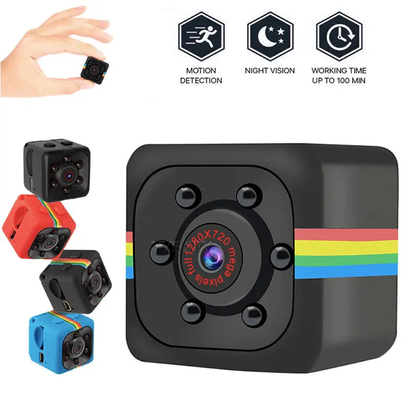 Minicámara SQ11 HD 1080P con Visión Nocturna - Cámara Espía Portátil