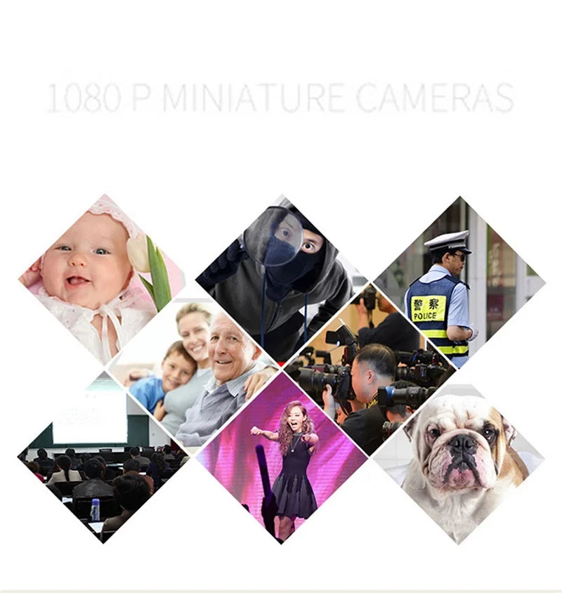 Minicámara SQ11 HD 1080P con Visión Nocturna - Cámara Espía Portátil