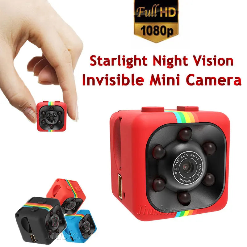 Minicámara SQ11 HD 1080P con Visión Nocturna - Cámara Espía Portátil
