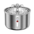 Fuente de Agua Automática de Acero Inoxidable para Gatos 2L – Bebedero con Sensor Inteligente y Alimentación USB