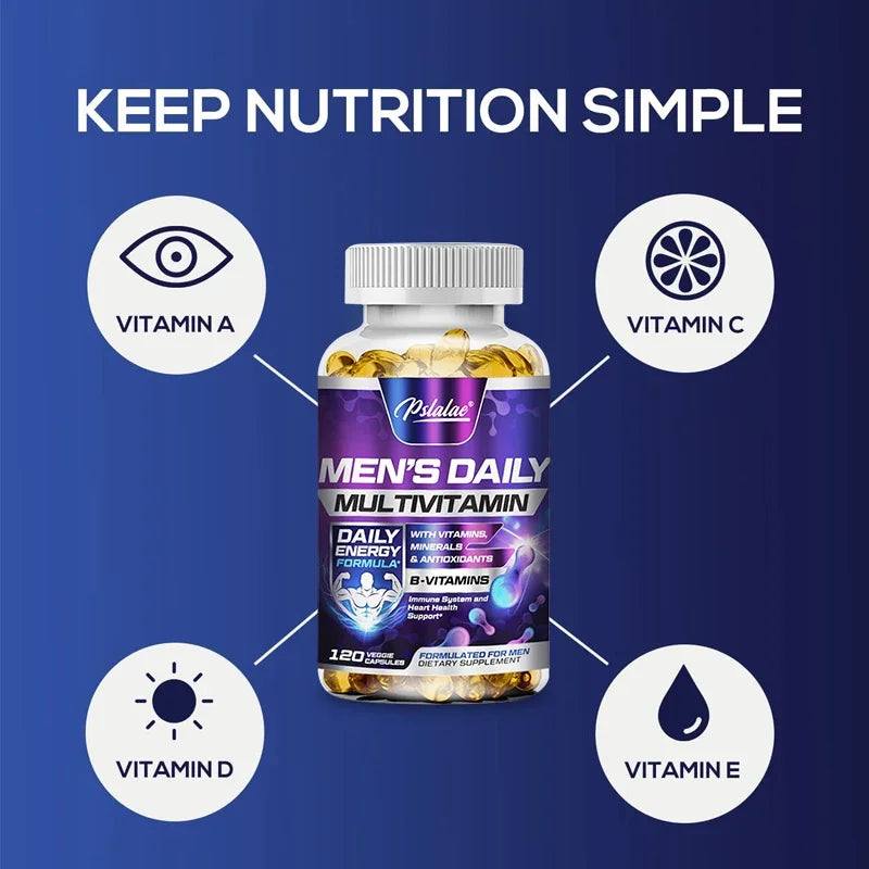 Multivitamina Diaria para Hombres Xemenry | Apoyo Cognitivo, Energía, Resistencia y Bienestar Masculino