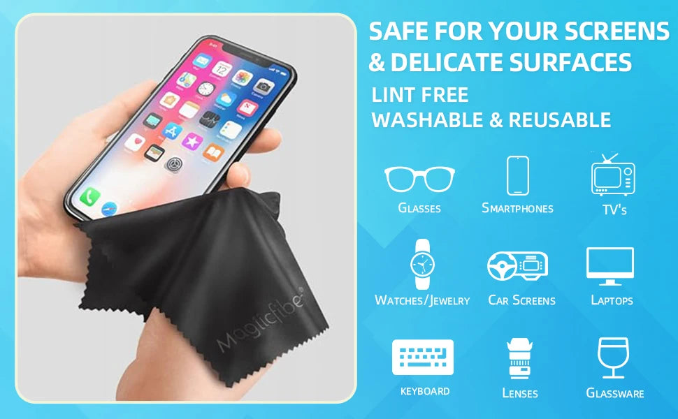 Paños de Microfibra MagiicFiber - Limpieza Premium Sin Pelusas (2 pack) (6 pack)