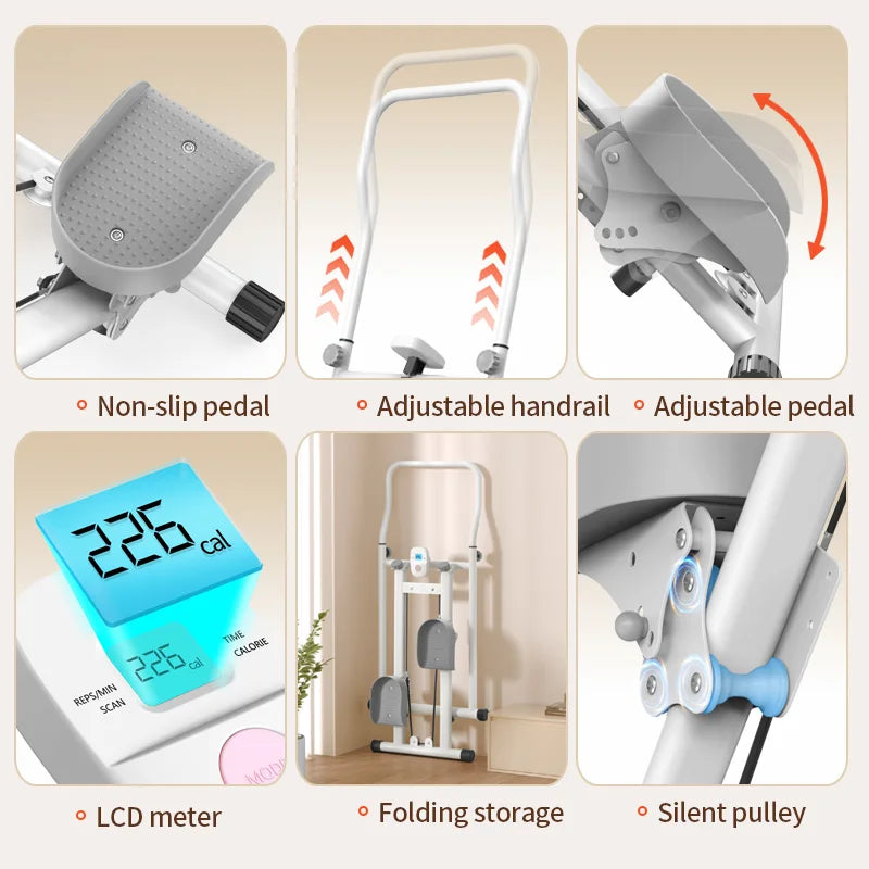 🧗‍♂️ Escaladora Vertical Plegable para Cardio