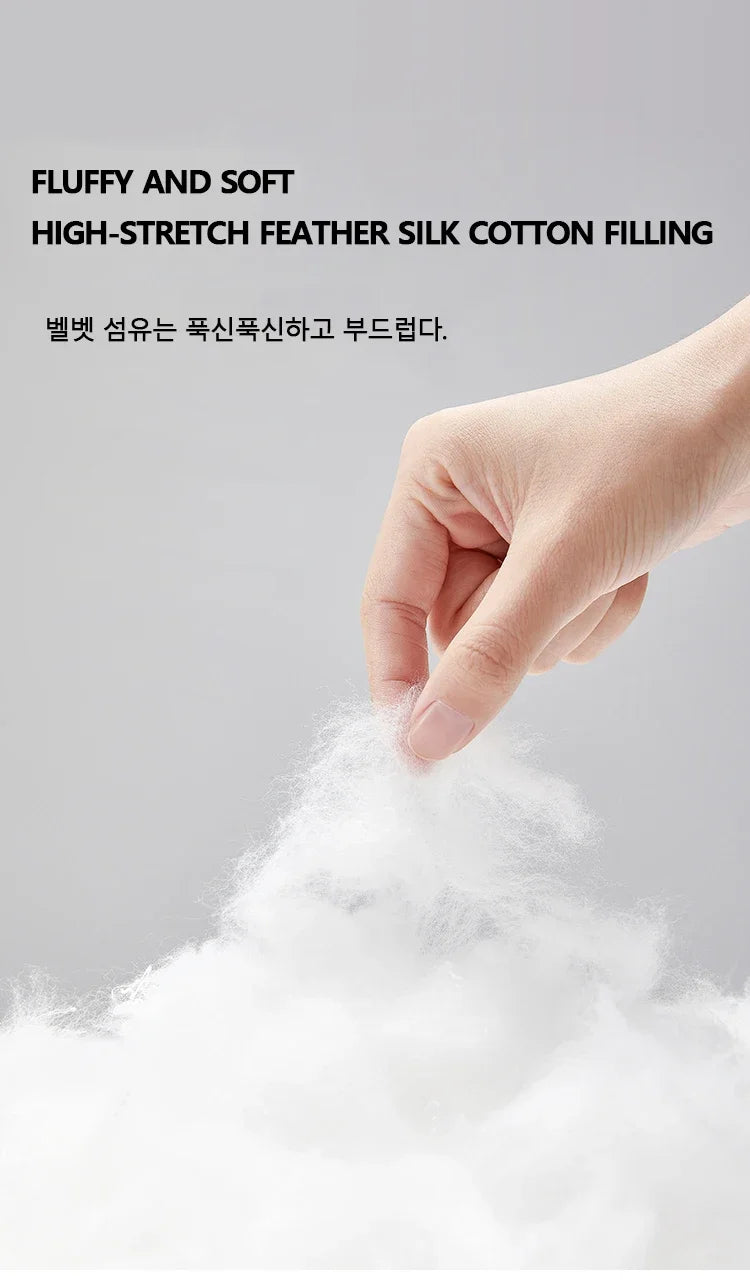 Almohada de Cuerpo Completo de Algodón 100% - Almohada Larga para Dormir con Funda Suave