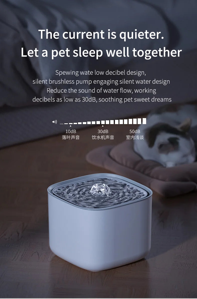 💧 Fuente de Agua Automática para Gatos 3L Silenciosa con Filtro y Carga USB