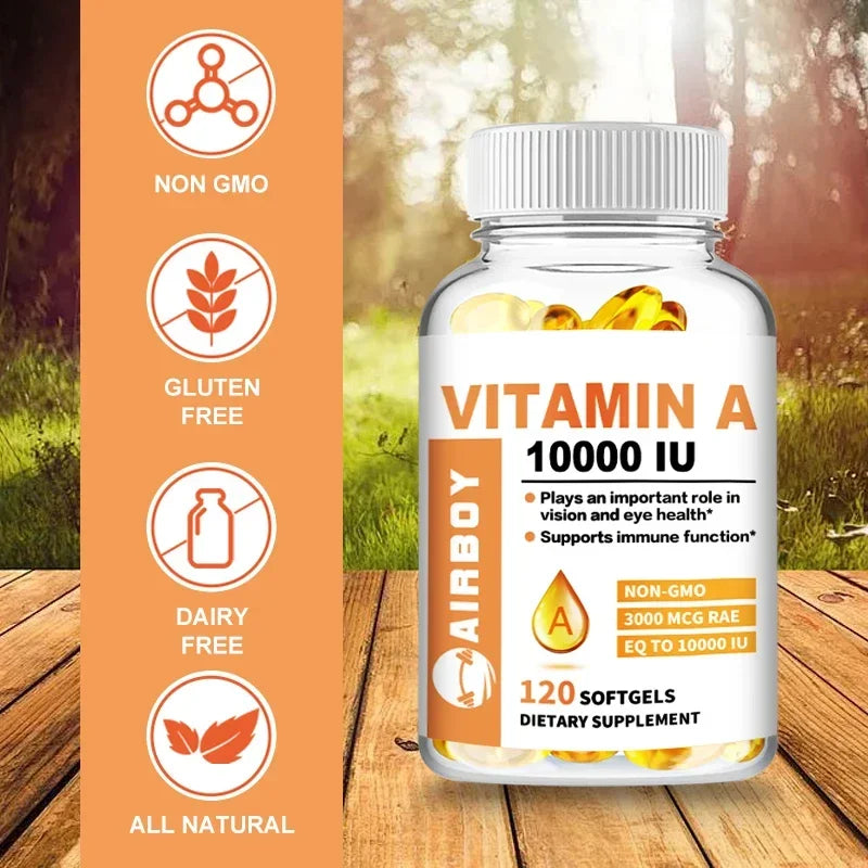 Vitamina A Premium Xemenry | Apoya la Salud de la Piel y la Visión, Antioxidante y Refuerzo del Sistema Inmunológico