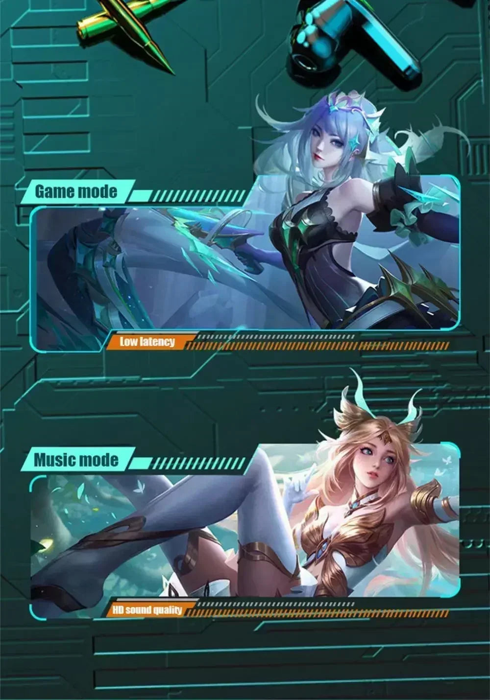 Auriculares Inalámbricos TWS con Pantalla Digital - Bluetooth para Gaming