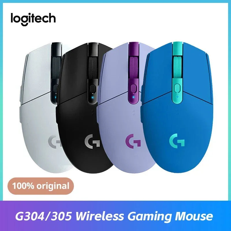 🖱️ Mouse Gamer Inalámbrico Logitech G304 / G305 Lightspeed Precisión HERO 12,000 DPI | Ultraligero, 6 Botones Programables y Plug & Play