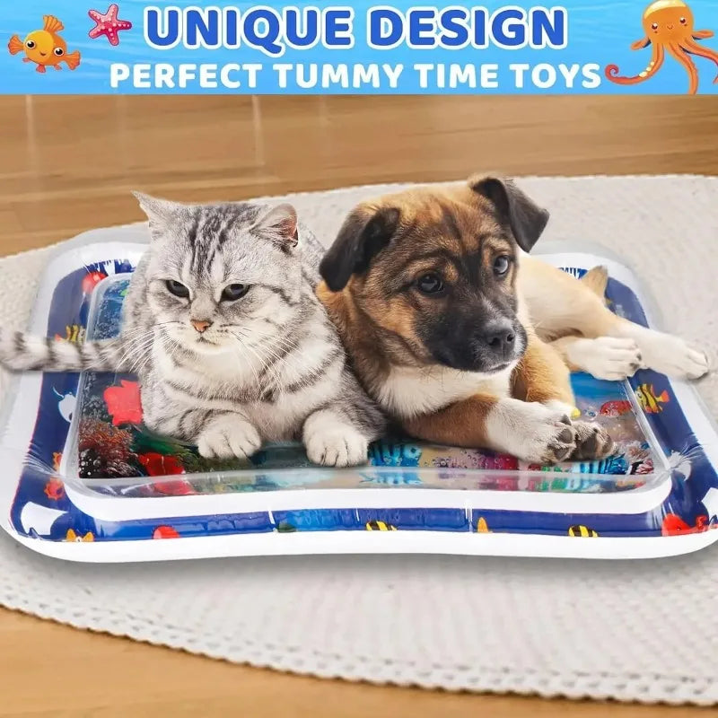 Alfombra Sensorial de Agua para Gatos y Perros – Juguete Interactivo Refrescante para Mascotas