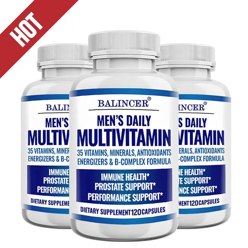 Multivitamina para Hombres Daitea | Apoyo para Energía, Corazón, Inmunidad y Salud de la Próstata