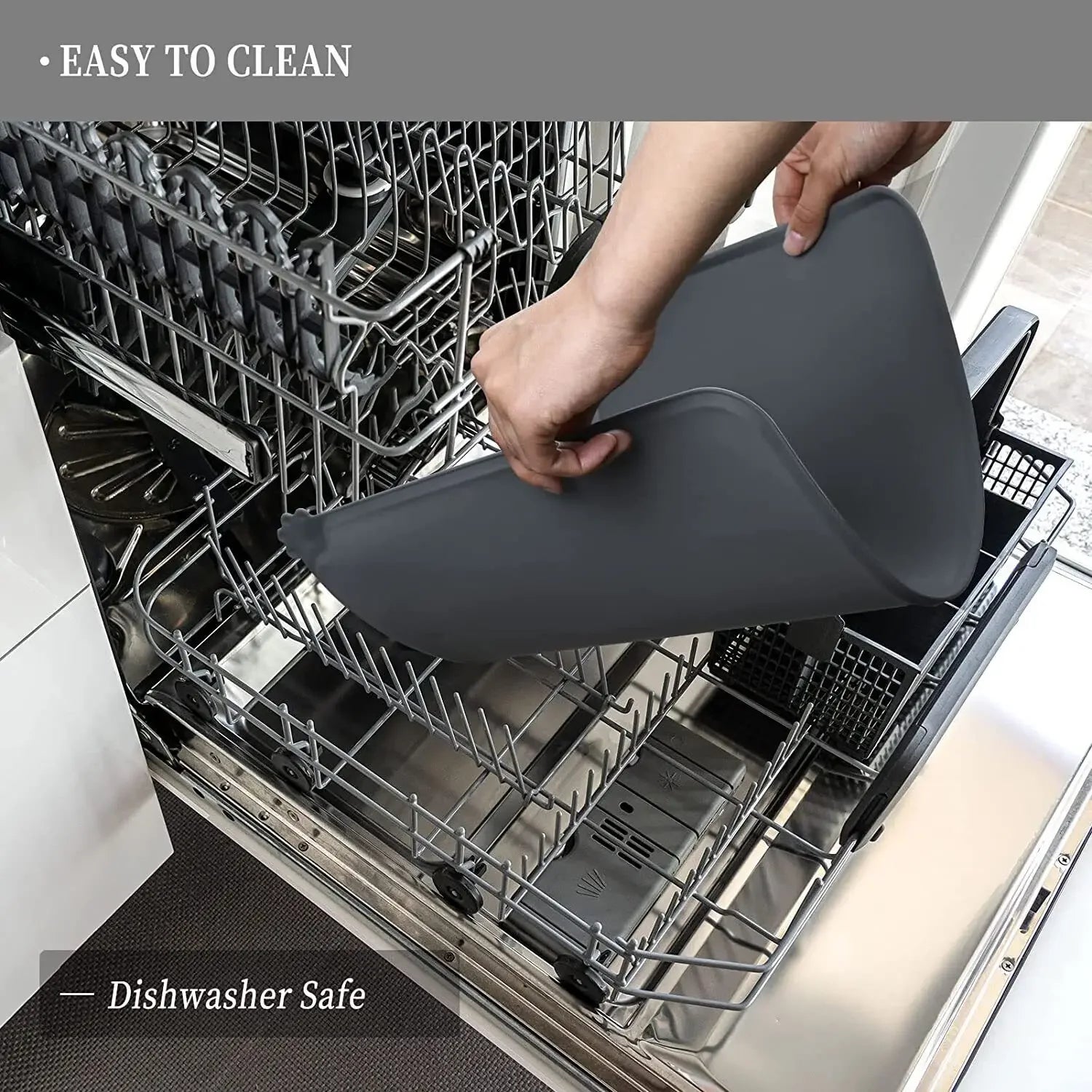 Tapete de Silicona para Comederos de Perros y Gatos – Impermeable, Antideslizante y Fácil de Limpiar