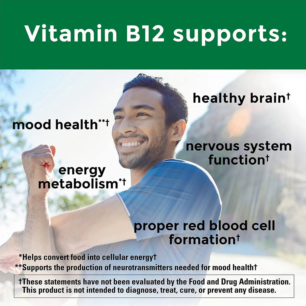 Vitamina B12 Balincer | Apoyo para Energía, Metabolismo, Función Cerebral y Sistema Nervioso