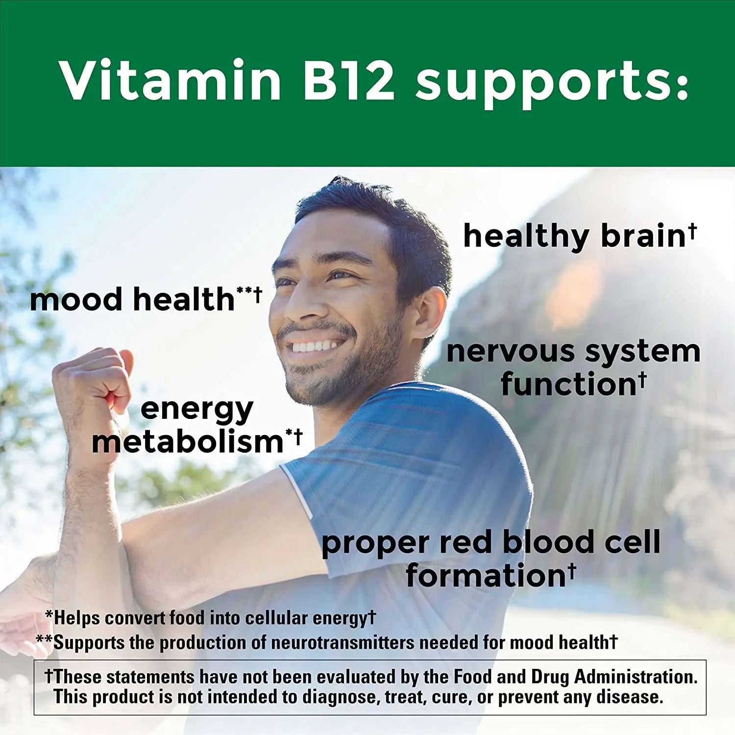 Vitamina B12 Balincer | Apoyo para Energía, Metabolismo, Función Cerebral y Sistema Nervioso