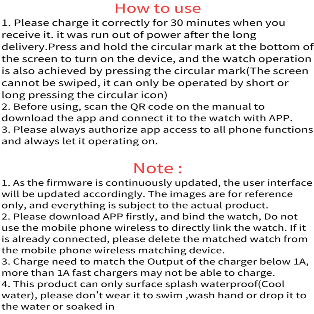 Smartwatch Reloj Inteligente para Hombre y Mujer - Monitor de Fitness con Mensajes - Pulsera Deportiva para Android e iOS