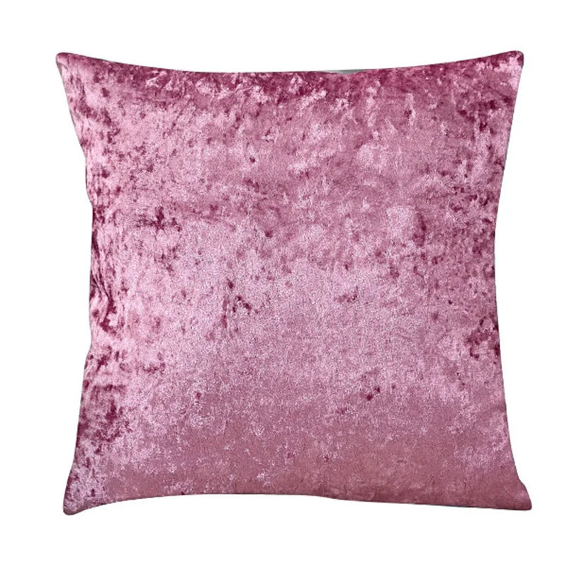 Almohada de terciopelo para sala de estar, cubierta de almohada supersuave de 60x60 cm, utilizada para lanzar sofá, decoración brillante