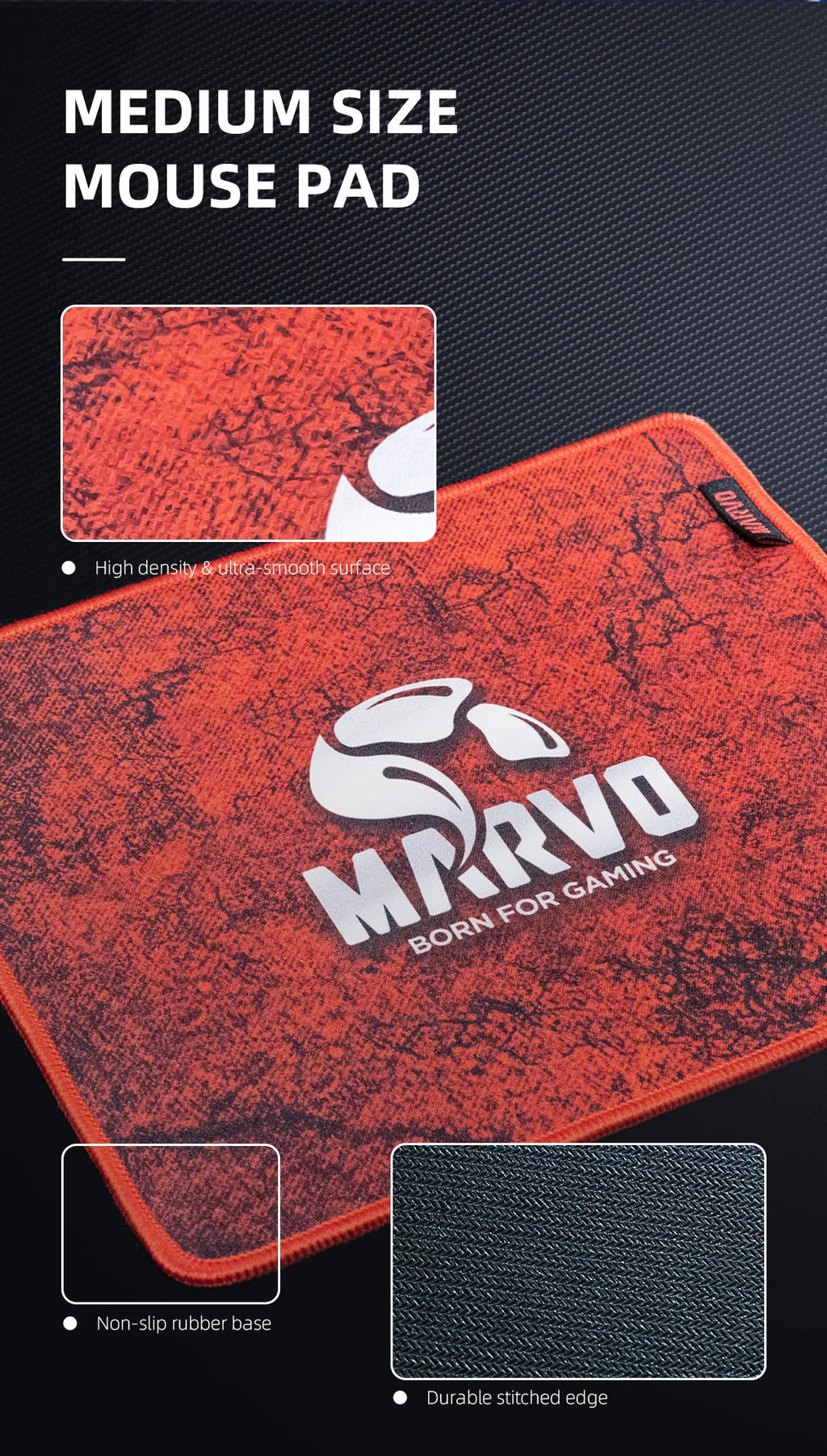 🎮 Kit Gamer MARVO 4 en 1 RGB Teclado + Mouse + Audífonos + Mousepad | Rendimiento Total para Gaming