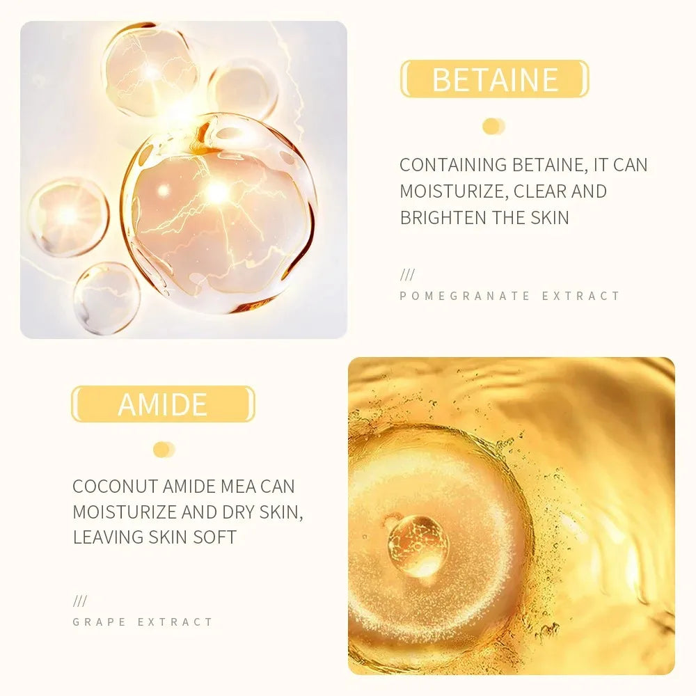 BIOAQUA-limpiador Facial de pulpa cruda de arroz, espuma de lavado Facial, cuidado de la piel, hidratante, brillo de la piel, rejuvenecimiento, limpiador Facial, cuidado de la piel