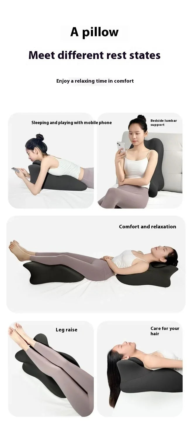 Almohada tumbada multifuncional para cama de noche, cojín de lectura propensa, almohada para teléfono, artefacto para dormir, cojín