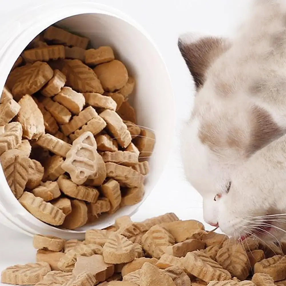 🐾 Snack Funcional para Gatos Anti-Bolas de Pelo Hierba de Gato + Aceite de Pescado y 12 Vitaminas | Digestión, Dientes y Pelaje Saludable