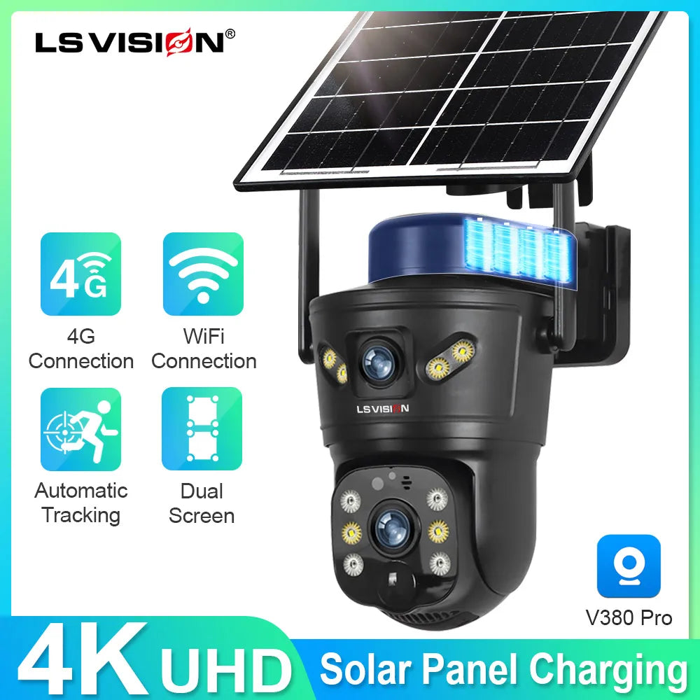 Cámara Solar 4G | Funciona sin WiFi ni electricidad – Ideal para ranchos, terrenos y negocios