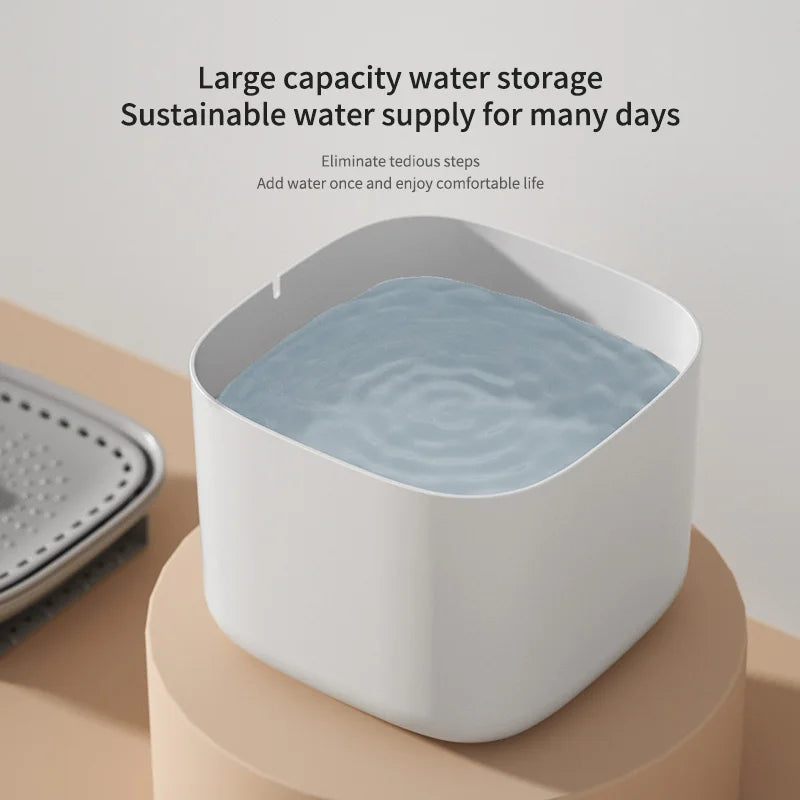 Fuente de Agua Automática para Gatos 3L – Bebedero Silencioso con Filtración y USB