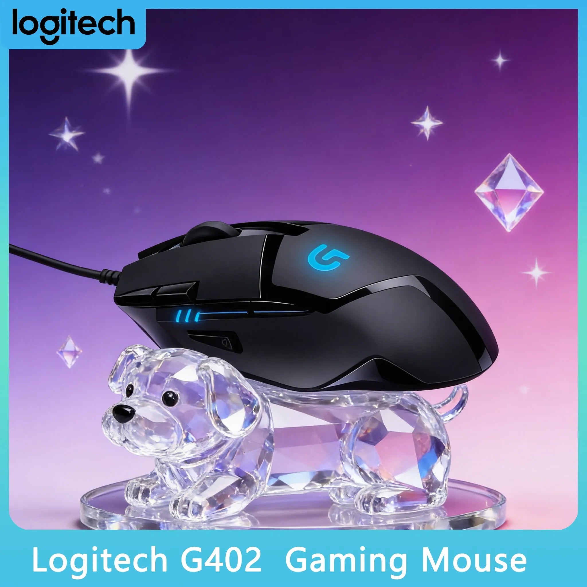Mouse Gamer Logitech G402 | Diseño Confiable y Alta Precisión para Gamers Profesionales