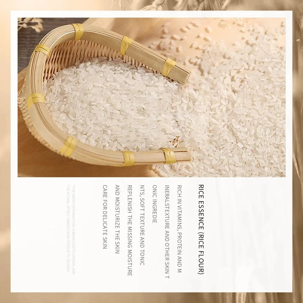 Sérum Facial de Arroz con Ácido Hialurónico - Hidratante Antiarrugas y Reductor de Poros
