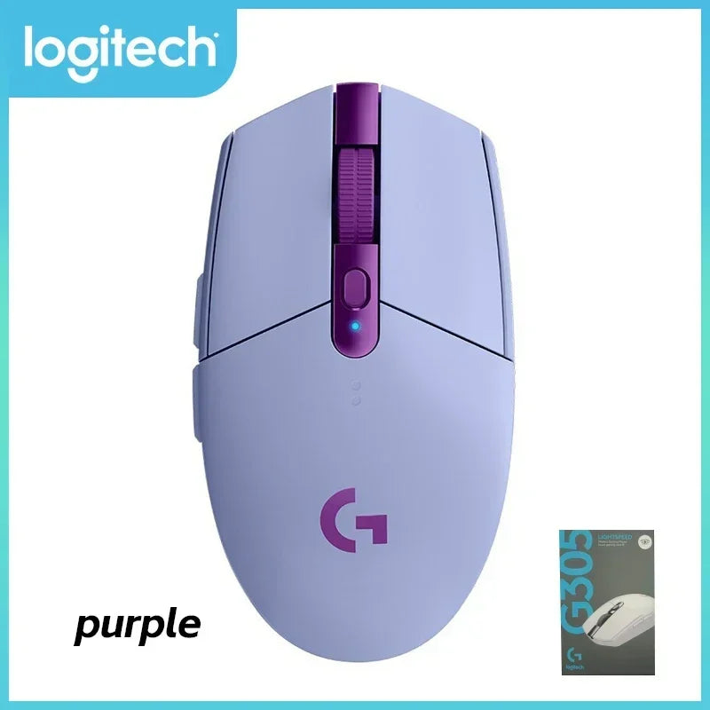 🖱️ Mouse Gamer Inalámbrico Logitech G304 / G305 Lightspeed Precisión HERO 12,000 DPI | Ultraligero, 6 Botones Programables y Plug & Play
