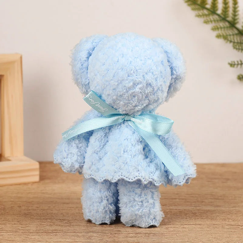 1-10 Uds. Toalla de oso de peluche, regalo para Baby Shower, recuerdos de fiesta de cumpleaños para niños, regalo de invitados de aniversario de boda, decoración navideña de Pascua