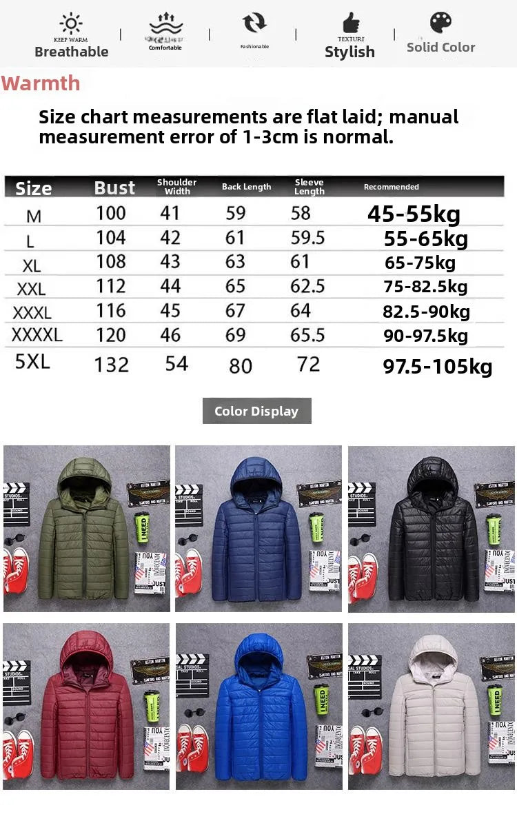 Chaqueta de plumón para hombre, nueva tendencia de primavera, otoño e invierno, ra, uesa, estilo casual, corte están...