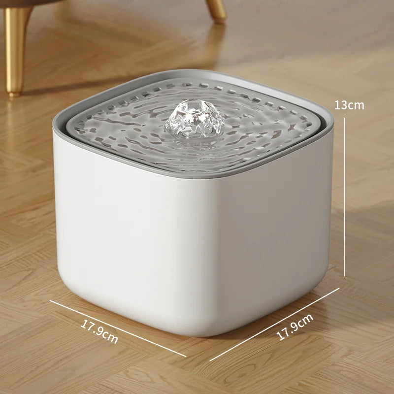 Fuente de Agua Automática para Gatos 3L – Bebedero Silencioso con Filtración y USB